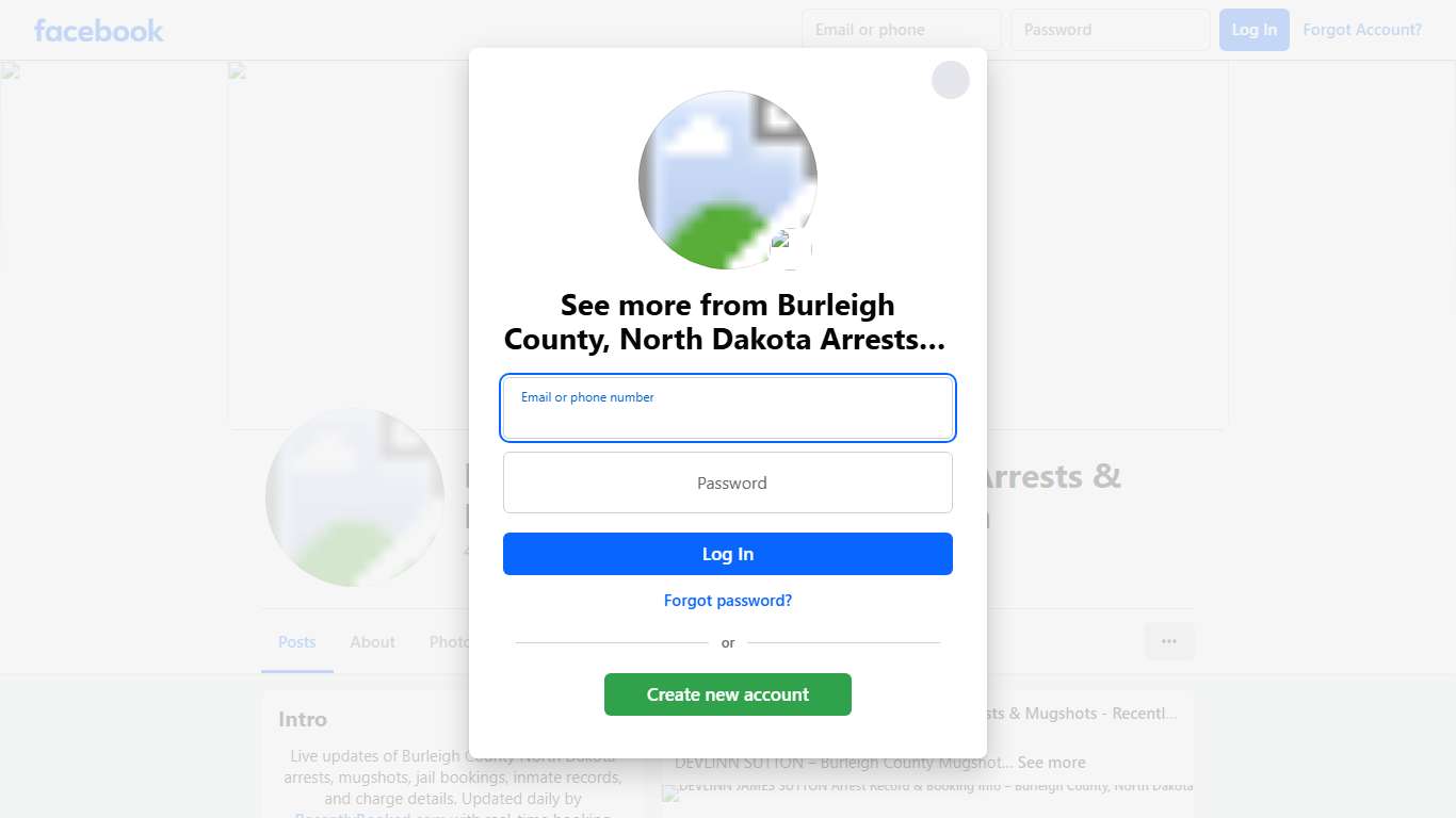 Burleigh County, North Dakota Arrests & Mugshots - RecentlyBooked.com | Facebook